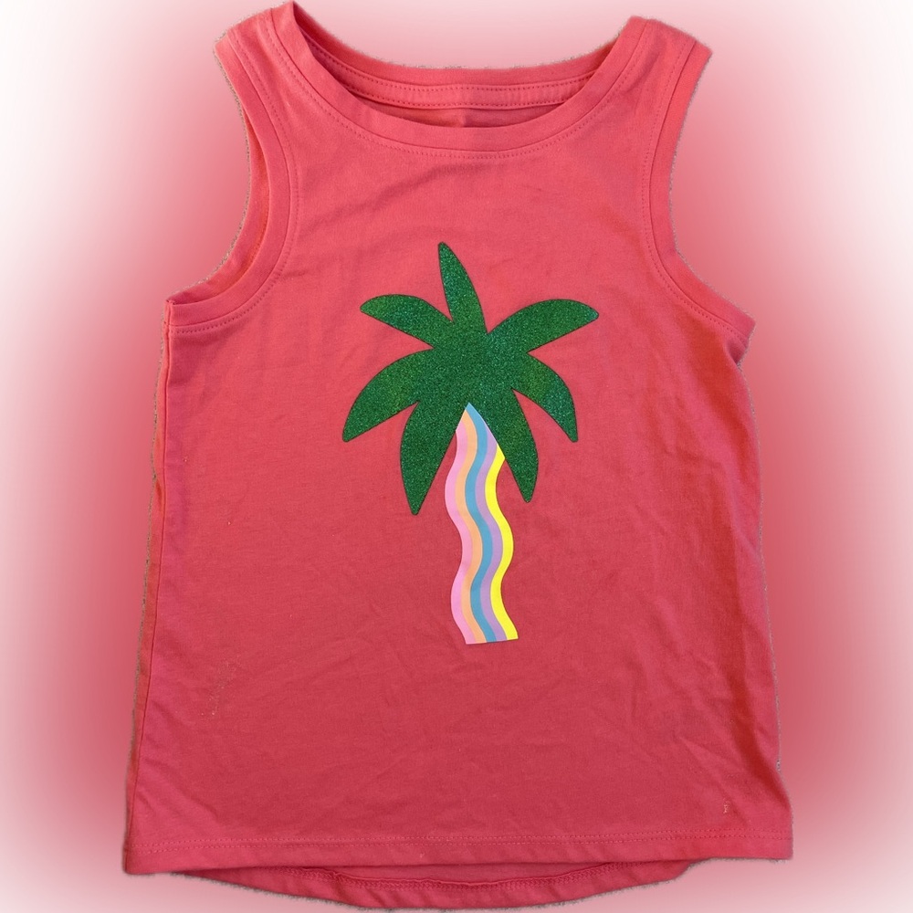 Cat&Jack Palm Tree Sparkle Tank